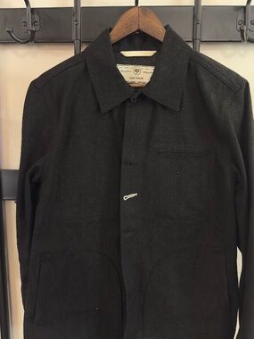 Rogue Territory RGT Supply Jacket Cryptic Black Japanese Selvedge Denim Large